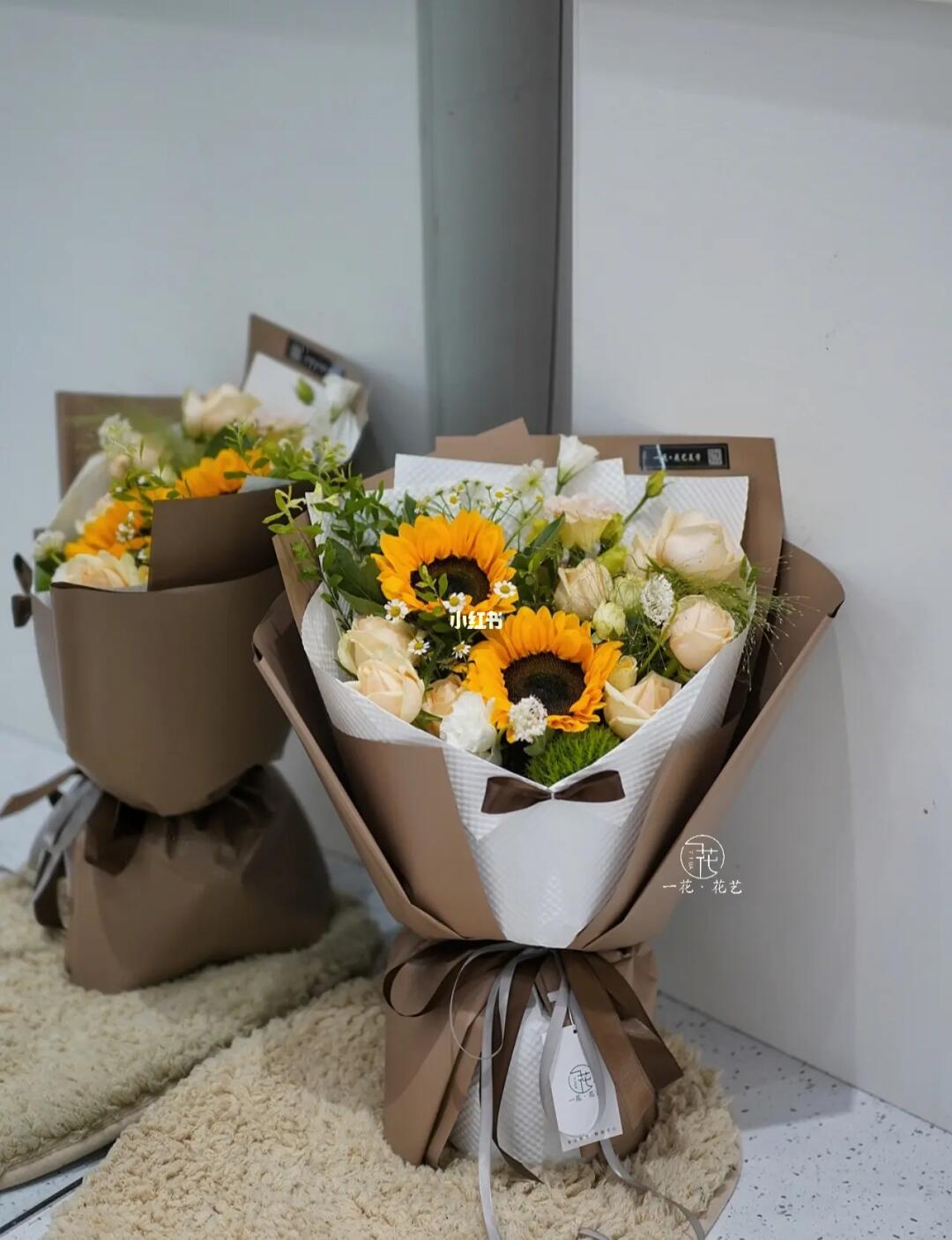 父亲节花束男士花束向日葵花束