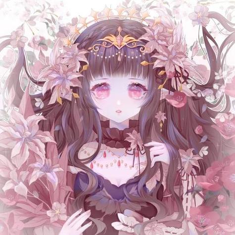 可爱仙气动漫女生头像铃铛遇到风会响我遇到你心里的小鹿会乱撞