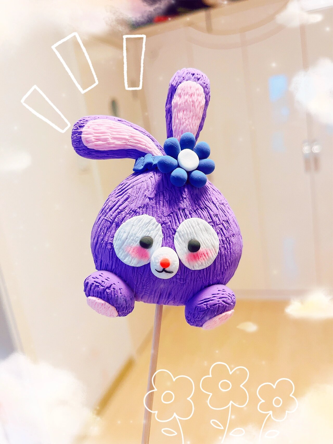 彩泥橡皮泥作品|女明星星黛露真的是很好看