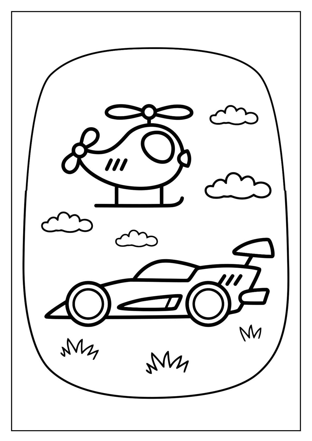 幼儿园高清涂色线稿图,喜欢的收藏 各种各样的线稿图来了