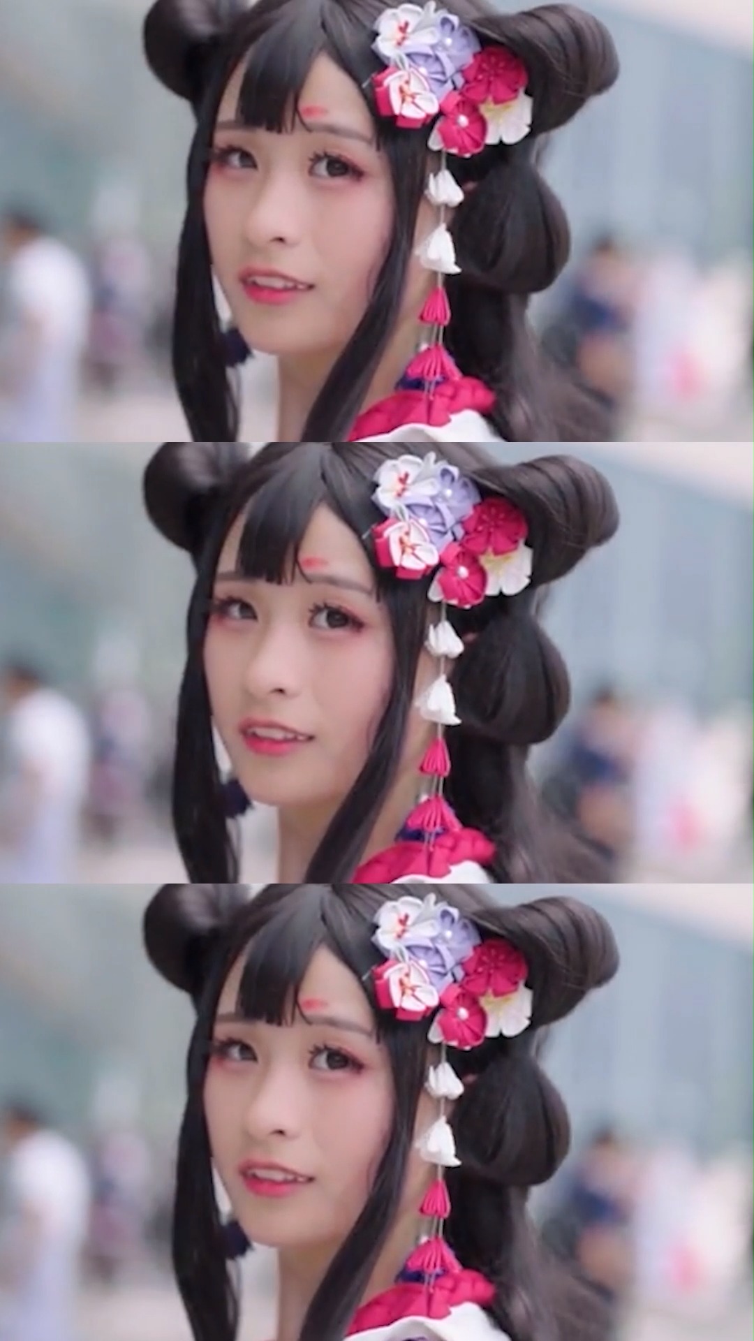 小姐姐有虎牙诶,好可爱#二次元 #cos