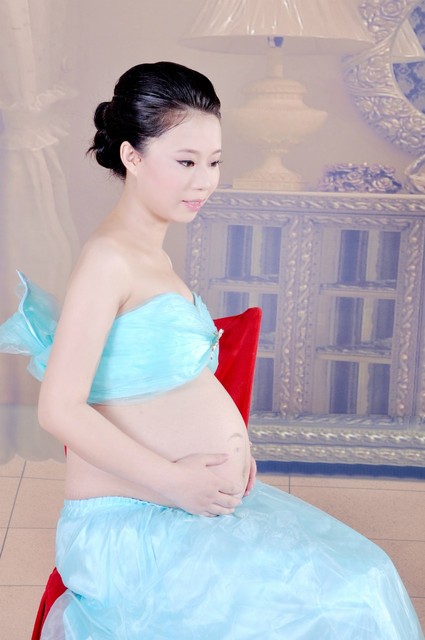 嗮下我的孕34周照片(宝妈们你们猜的100%准啊)附宝贝照片