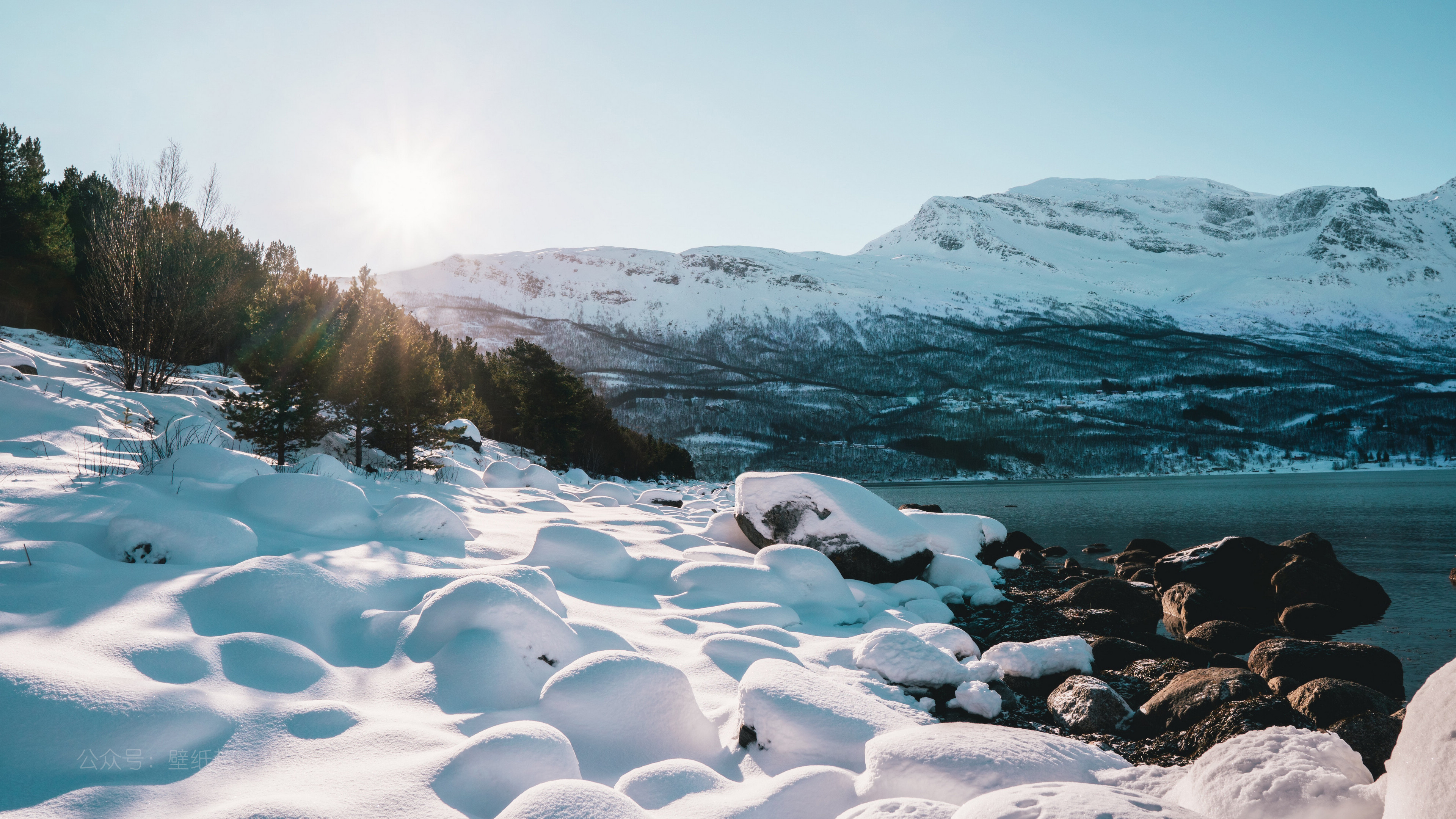 非常漂亮的雪景照片壁纸-风景壁纸 - 壁纸家
