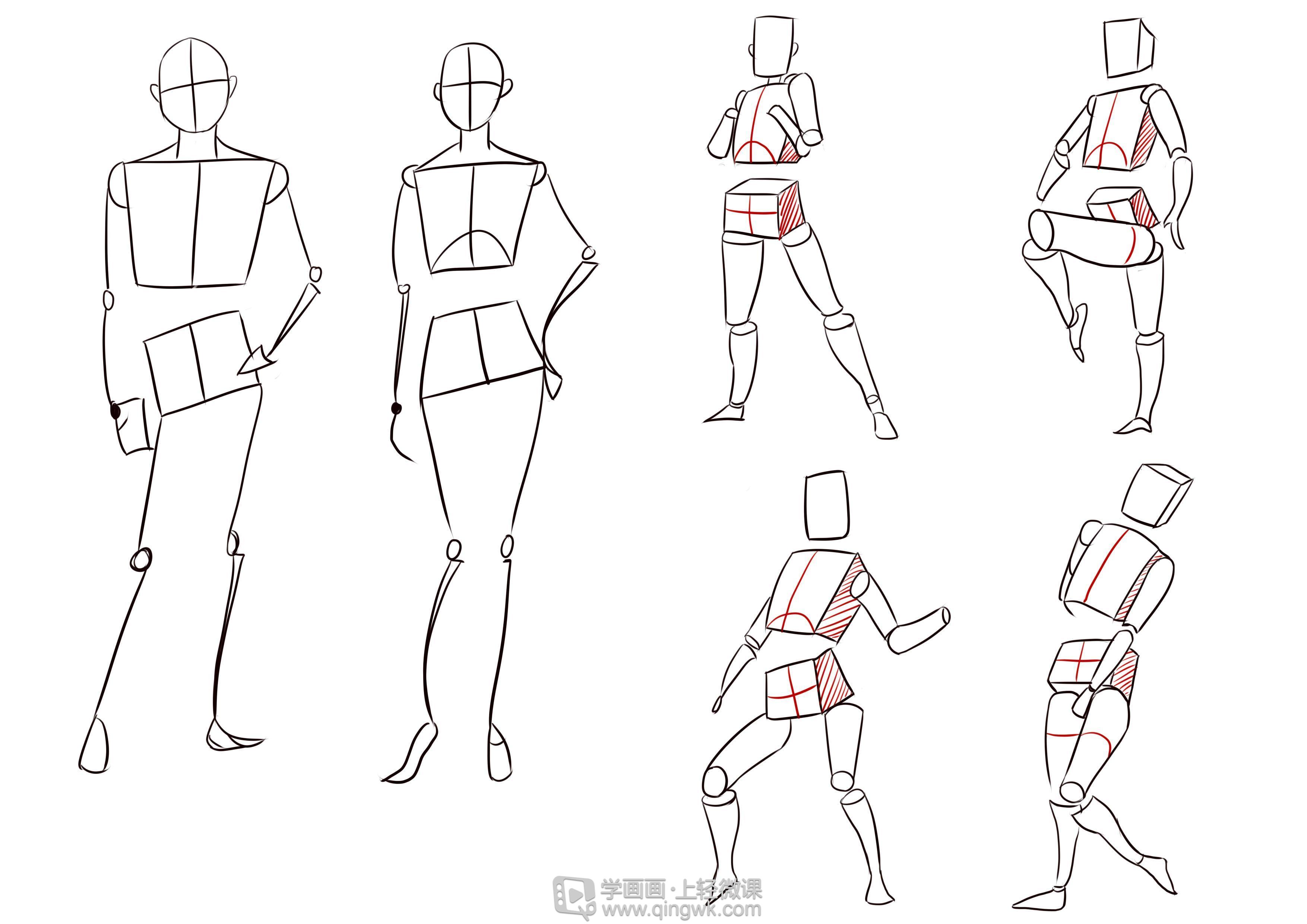 临摹人体—人体入门绘制提升练习举报