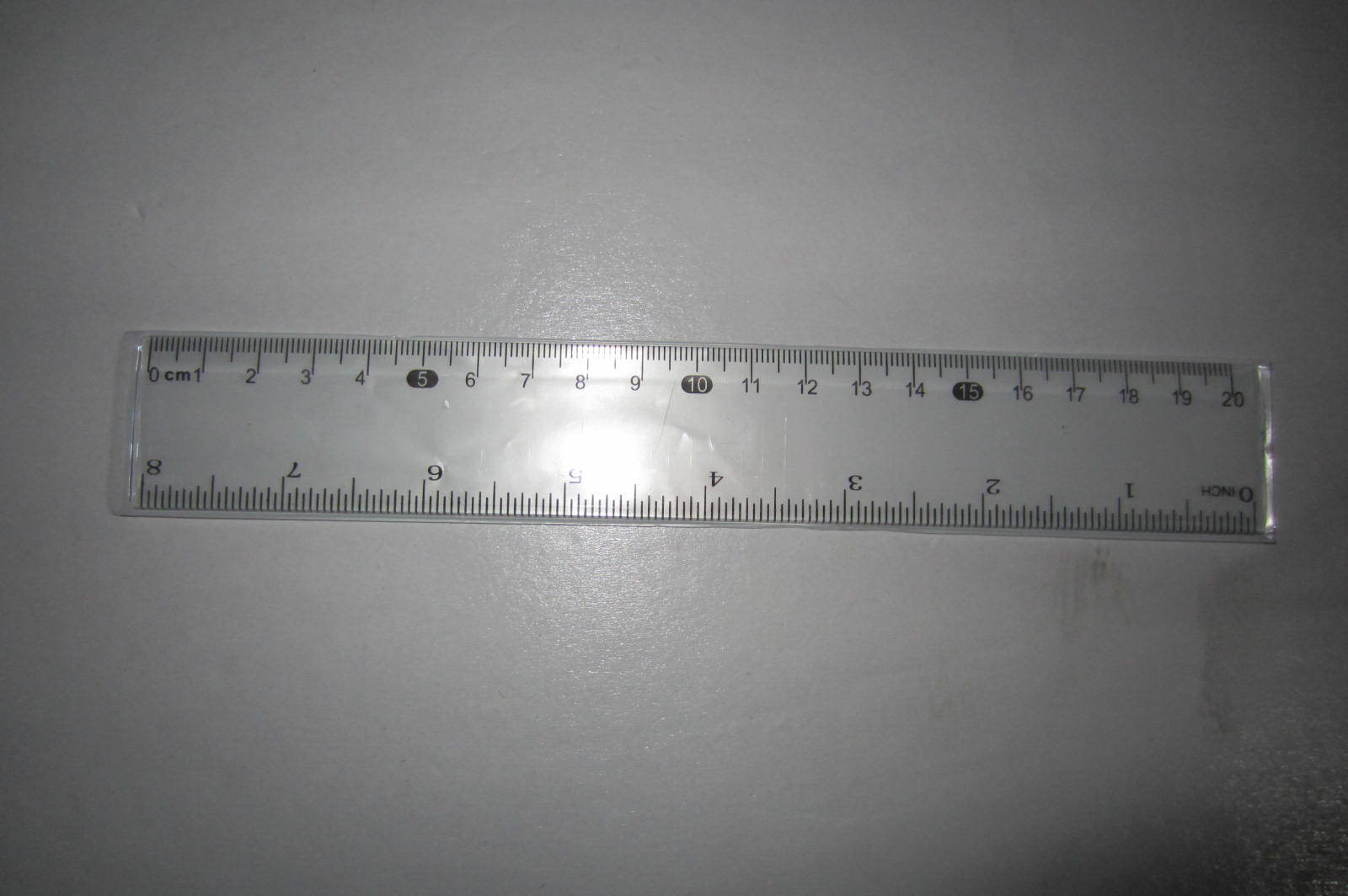 厂家批发 20厘米透明直尺 20cm尺子 学生用尺