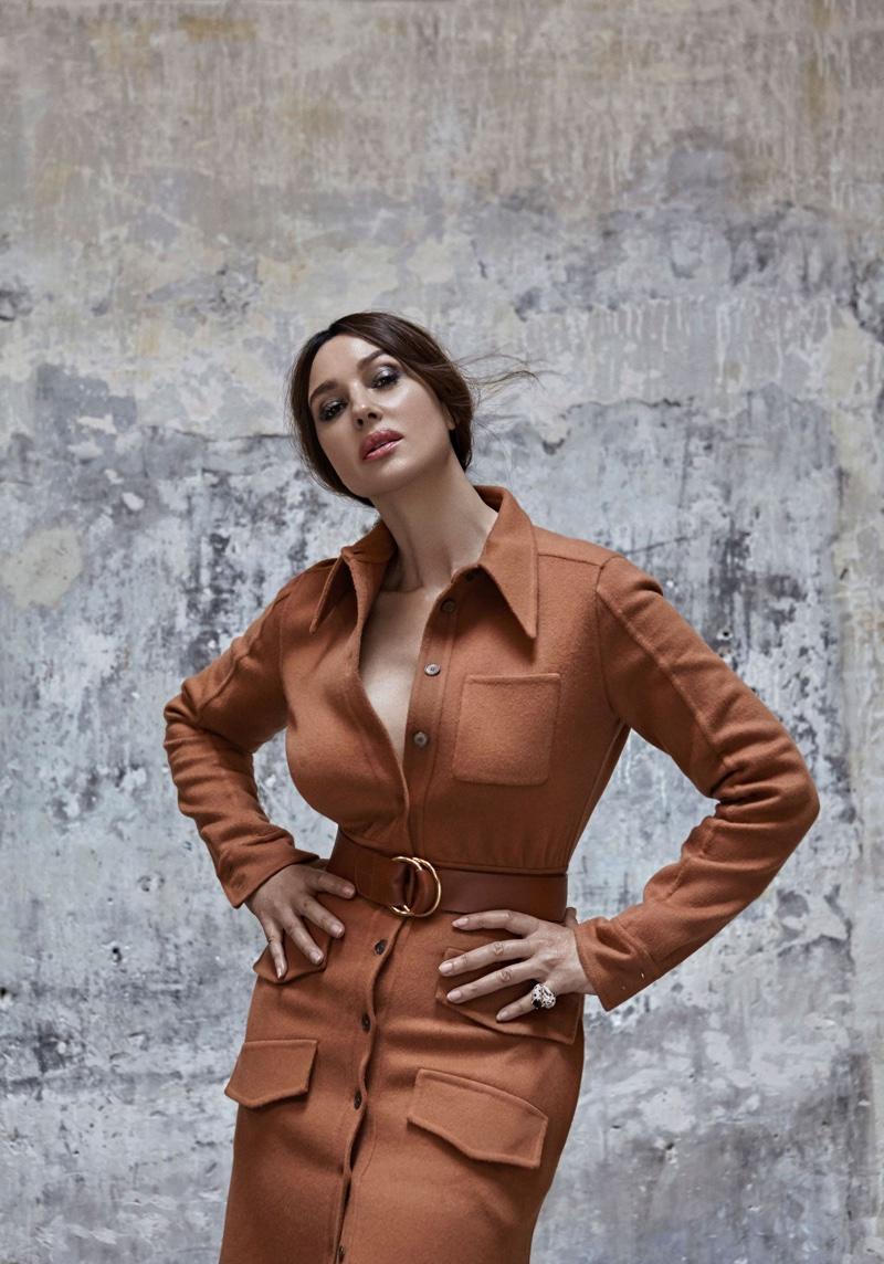 意大利女星莫妮卡·贝鲁奇 (monica bellucci)的时尚杂志大片_cassel