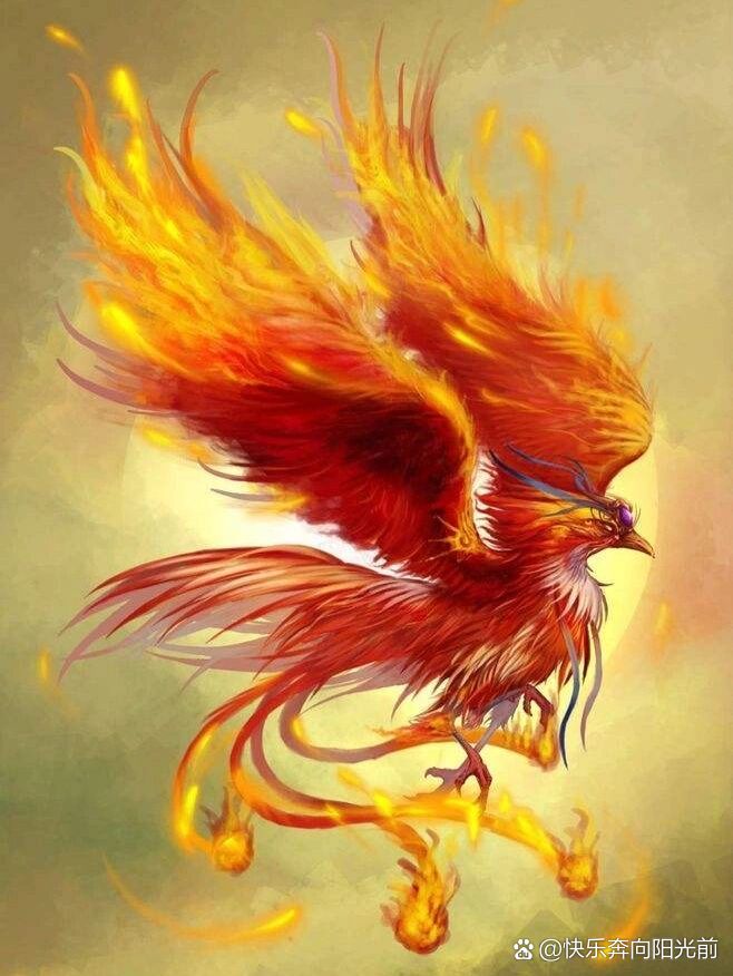 上古十大神鸟之【三足金乌】 传说中西王母所使之神鸟.有三,即青鸟.