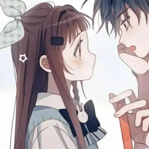 qq二次元动漫情侣头像好看唯美,在一起是为了有依靠-动漫头像