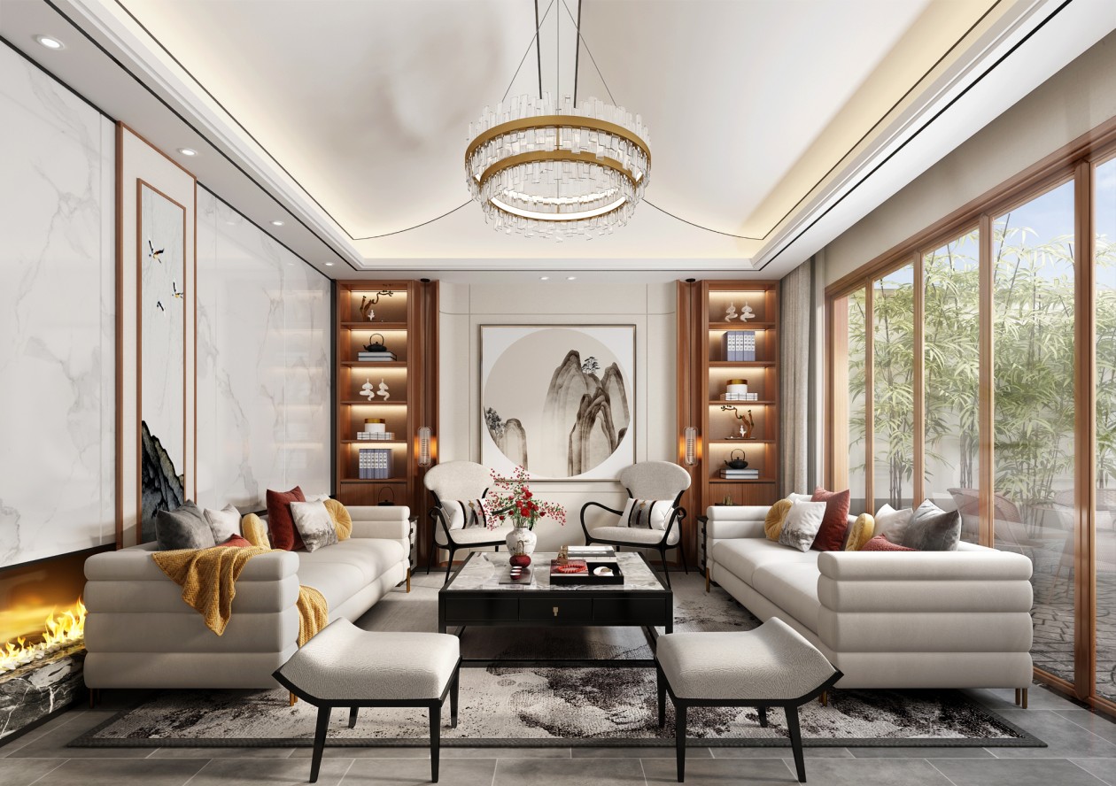 35款新中式客厅设计,有喜欢的吗?拿走!