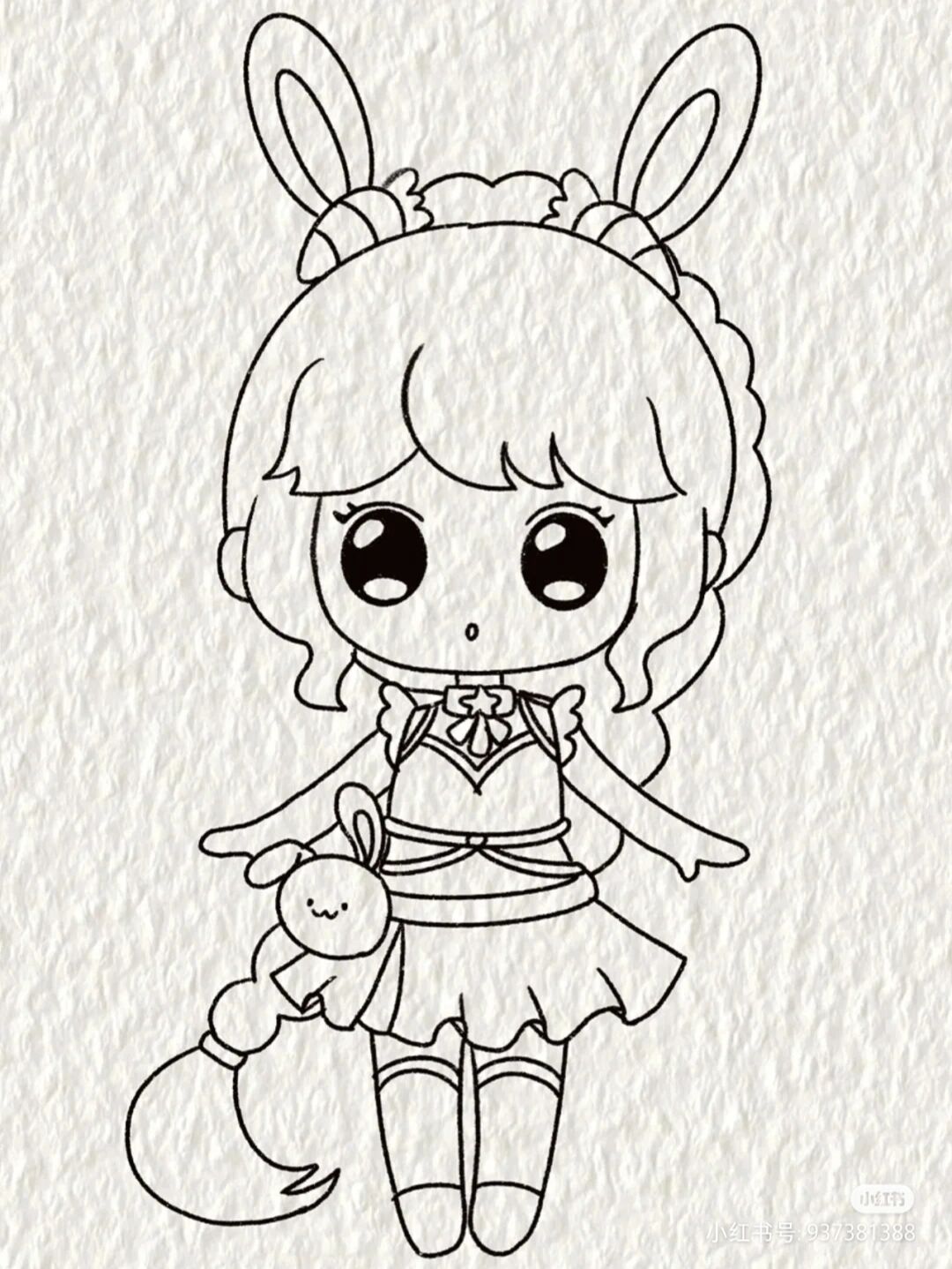 小舞简笔画 老规矩,第一张是原图,第二张是我画的,给个评价8~ 我不怕