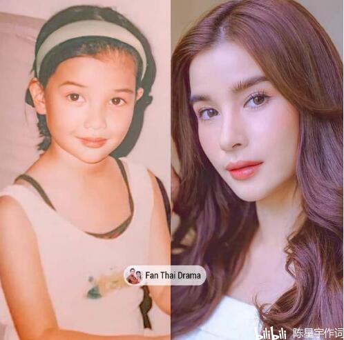 原创儿童节泰国女明星猜猜看泰剧女演员小时候个个都美翻了快看看爱豆