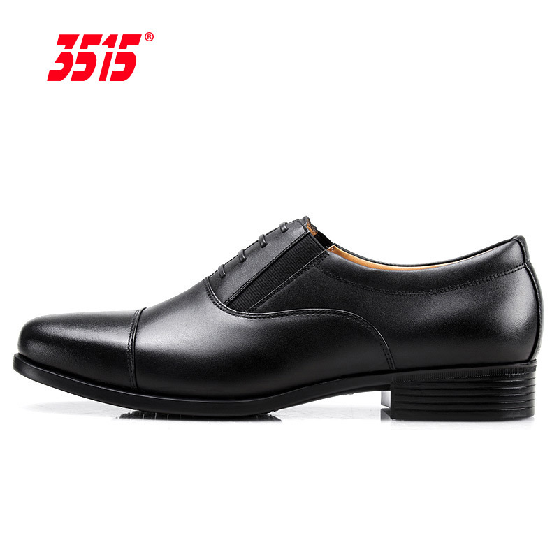 际华3515强人三接头皮凉鞋男商务正装真皮休闲透气三尖头低帮皮鞋