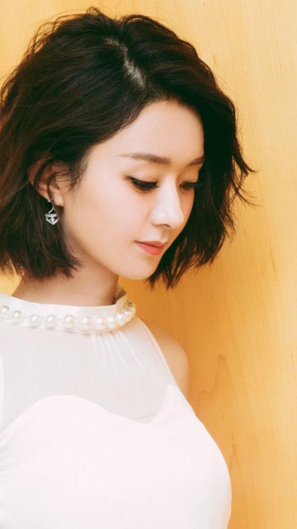 赵丽颖短发高清美腻图片