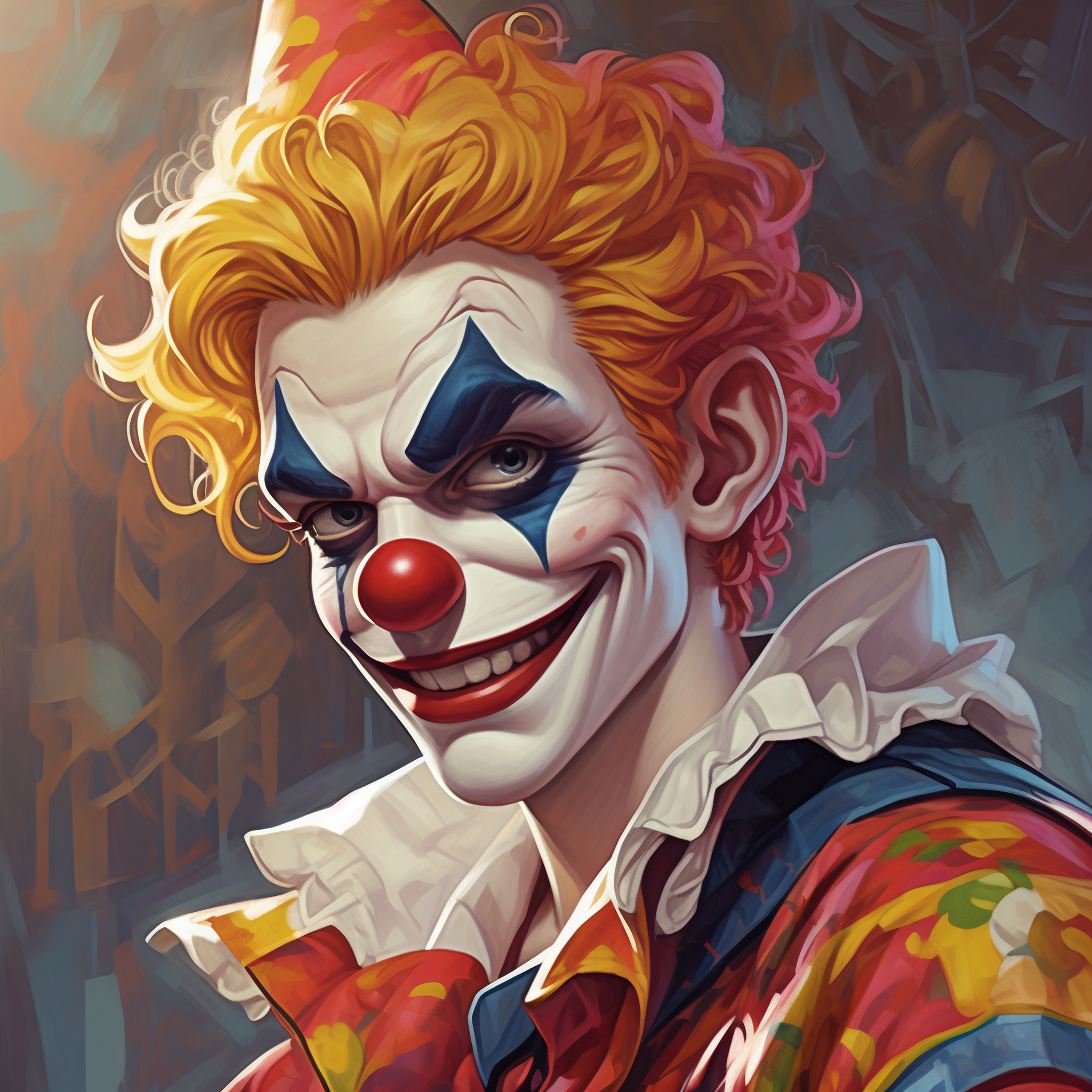 92伤感小丑头像集91 每个人都有故事,小丑也有泪.