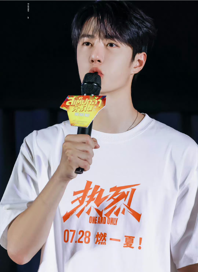 属于王一博的电影《热烈》宣传路演在泰国首映礼结束之后就彻底圆满撒