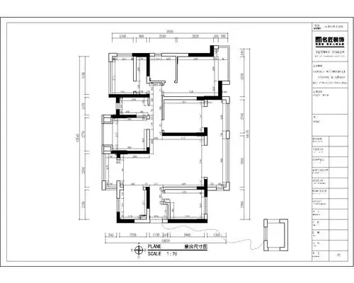 今天带大家参观下我们二期142㎡户型,的原始量房尺寸附上