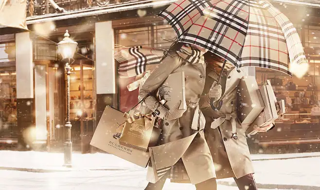 巴宝莉品牌海报