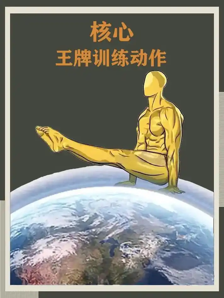 职业运动员都在用的五个核心力量训练动作 #健身 # - 抖音