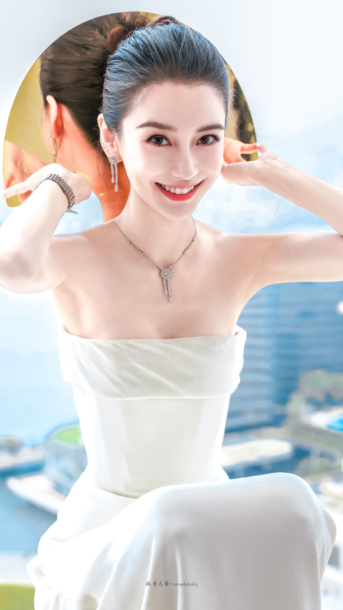 angelababy风尚志三月刊封面