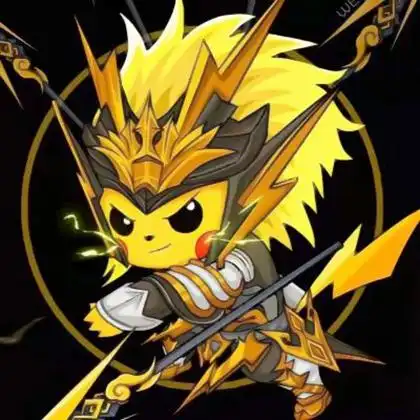 皮卡丘帅气头像超酷高清图片_动漫头像_头像屋