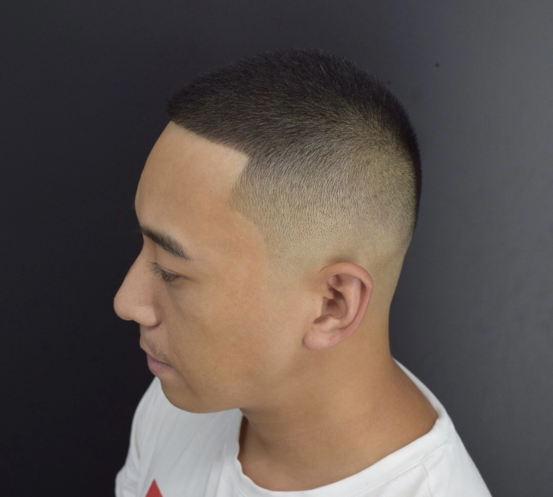 自己的男神会留着款超短的寸头,很阳光!