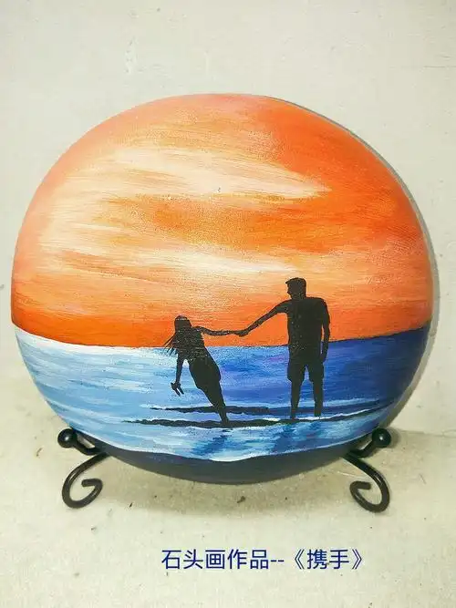 细雨霏石和他的石头画(二)