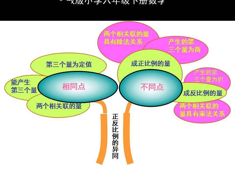 人教版六年级数学下册各单元思维导图