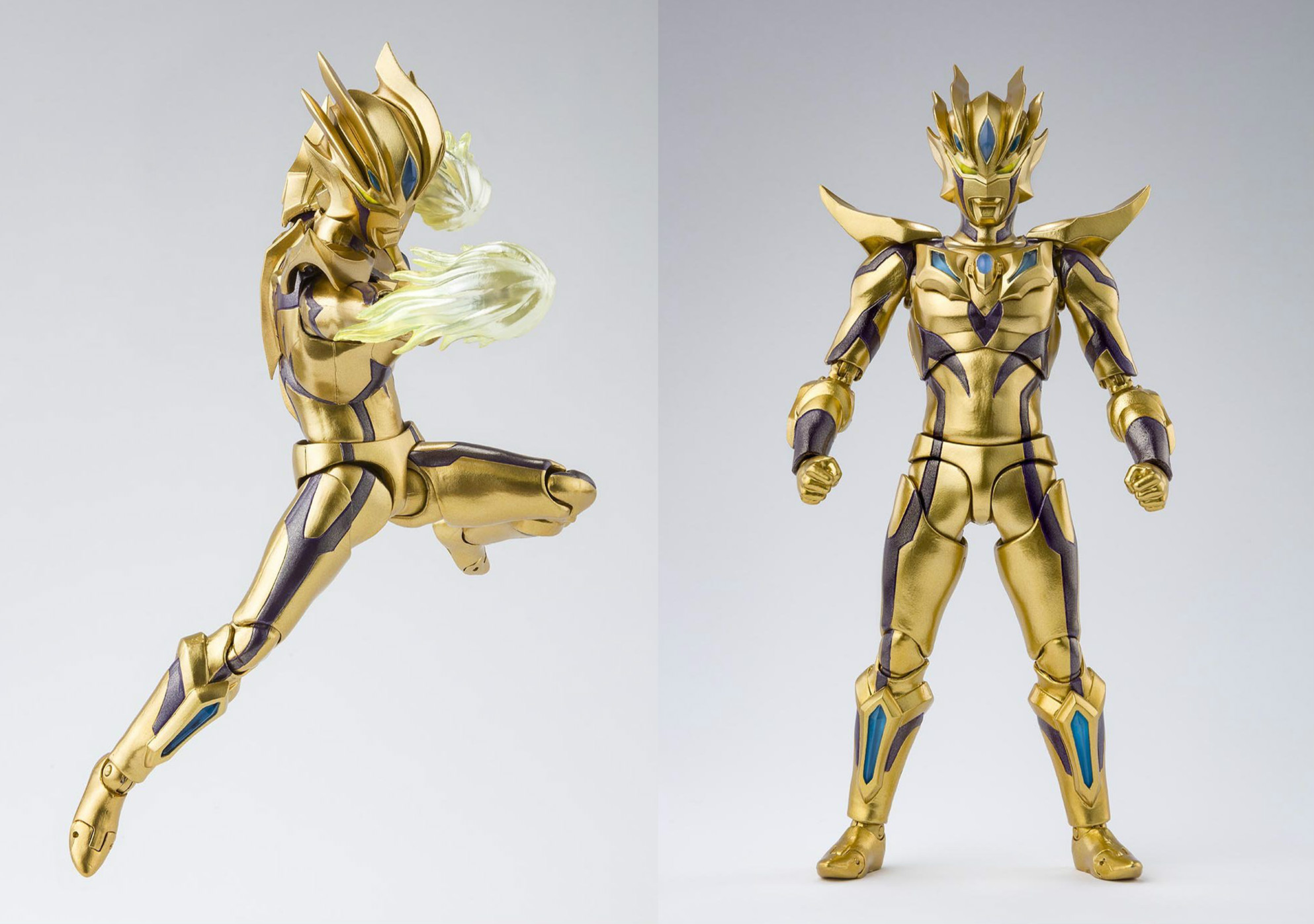 银河闪耀赛罗shf终于来了全身土豪金赛罗装x果然没有极限