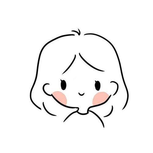 头像简笔画可爱女生头像拿来把你简笔画|简单可爱女孩卡通手绘人物