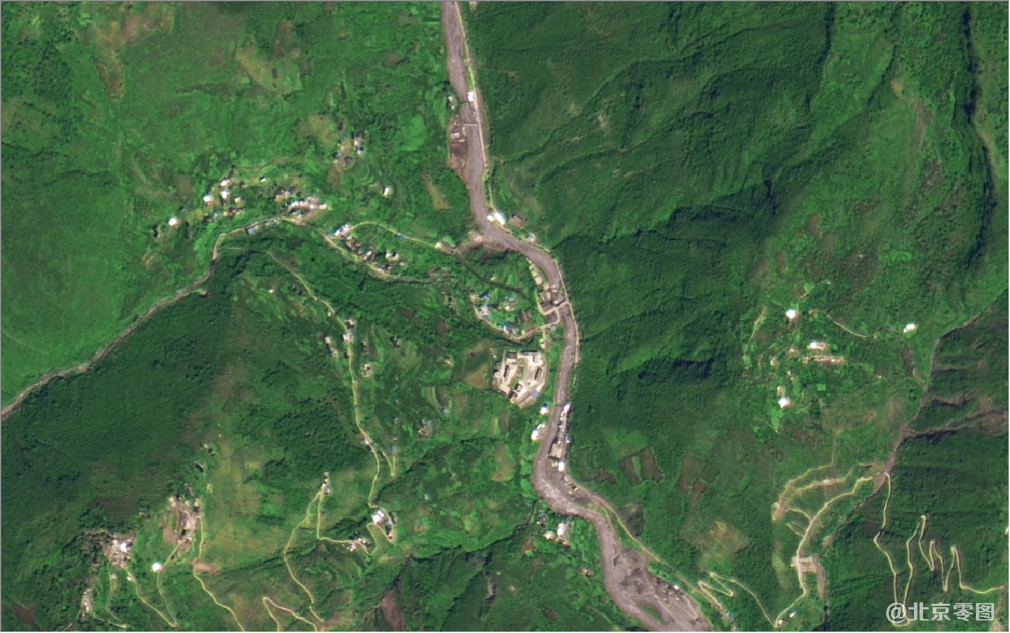 国产卫星影像数据-四川省雷波县2米卫星图