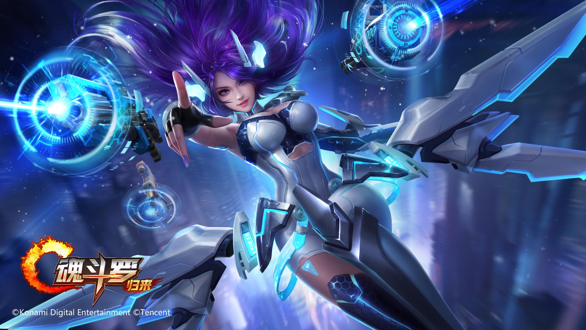 《魂斗罗:归来》元素风皮肤桌面壁纸_游戏壁纸_壁纸下载_美桌网