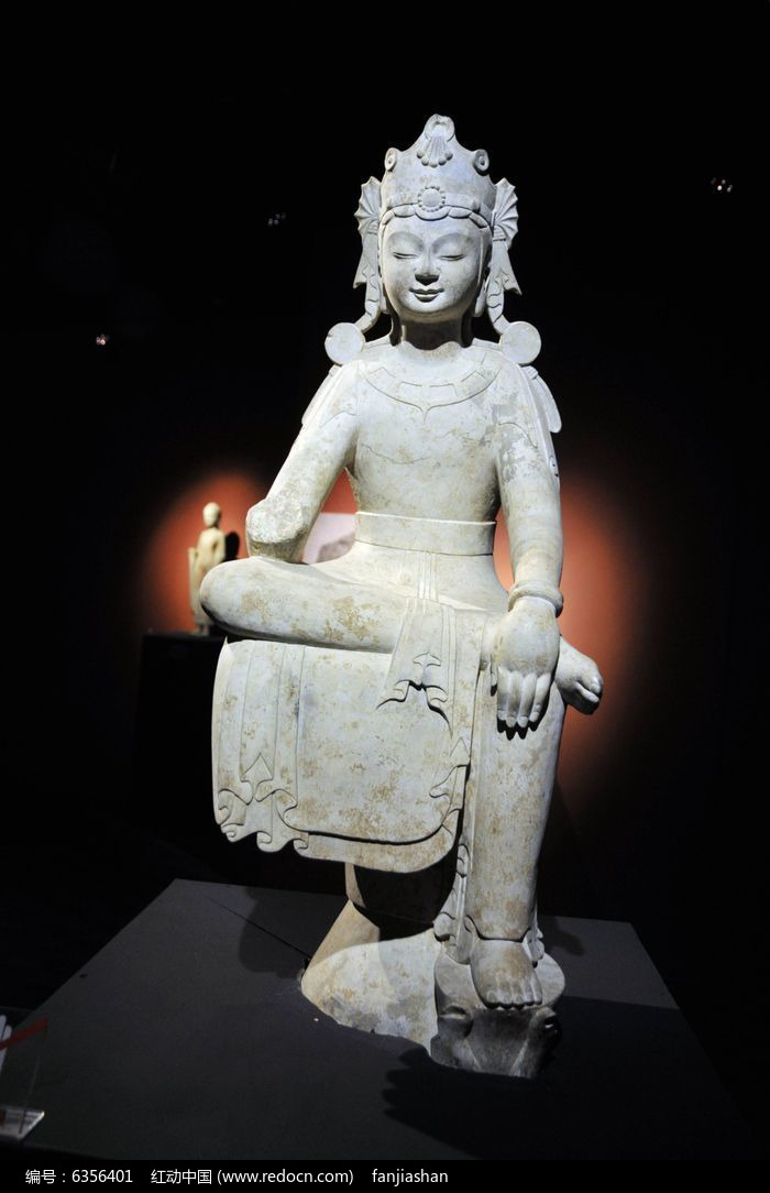 北齐(公元550-577年)思惟菩萨像