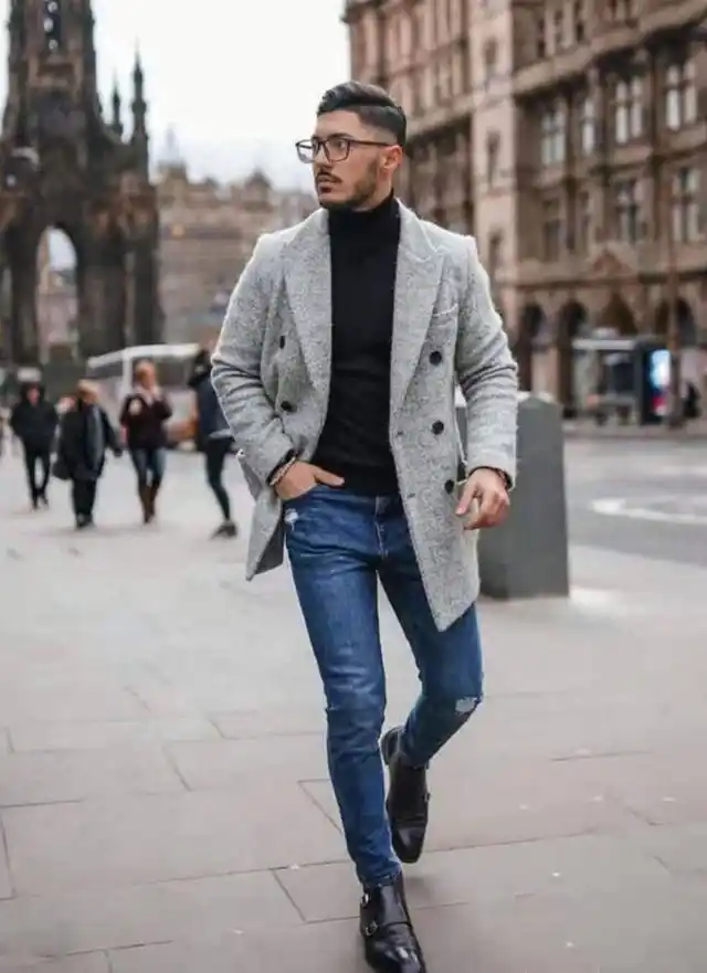 中年男士着装建议远离破洞紧身裤