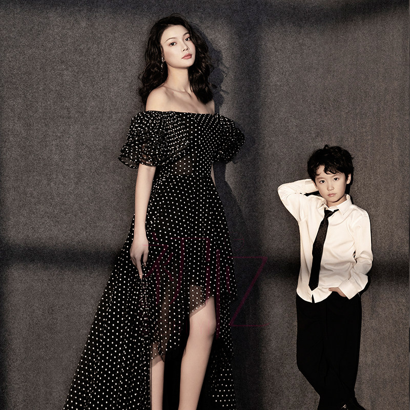 走秀亲子装母子