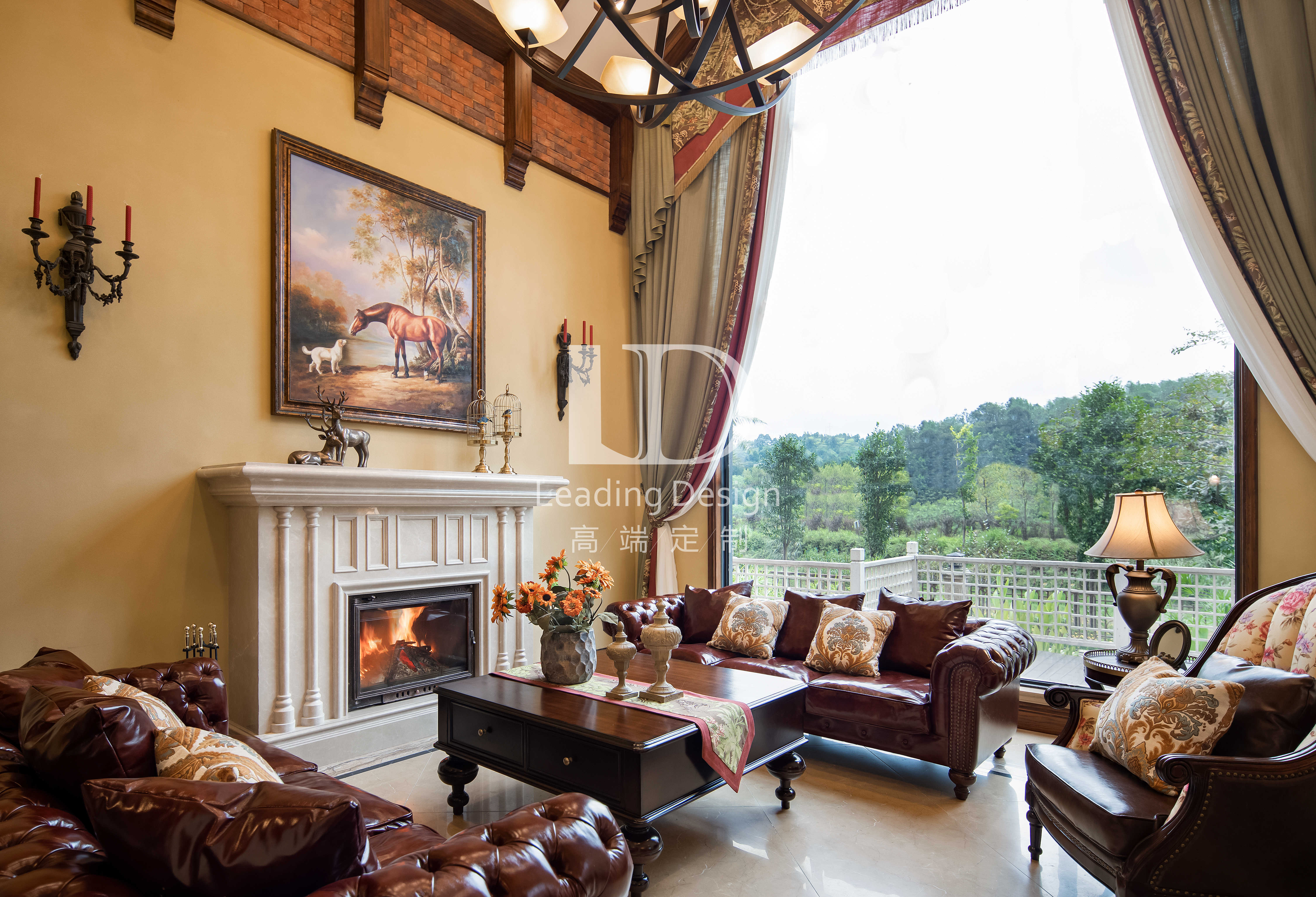 兄弟吴玥 美式 客厅图片来自重庆兄弟装饰黄妃在自建别墅装修设计