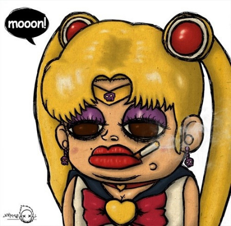 求类似这种类型的头像 一次好多个 抽烟的哆啦a梦什么的不是!