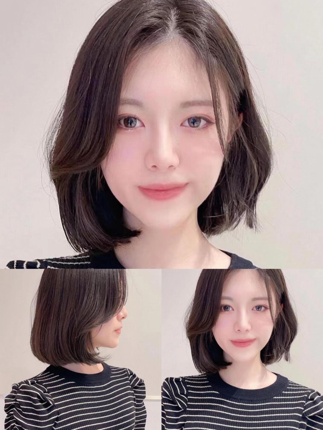 圆脸女生短发做对了98真的可以美到犯规