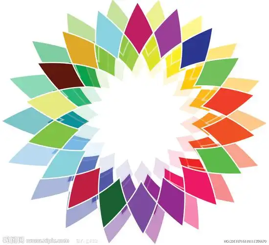 七彩风车时尚花纹矢量图_花纹矢量图_底纹背景_底纹边框_矢量图库_昵