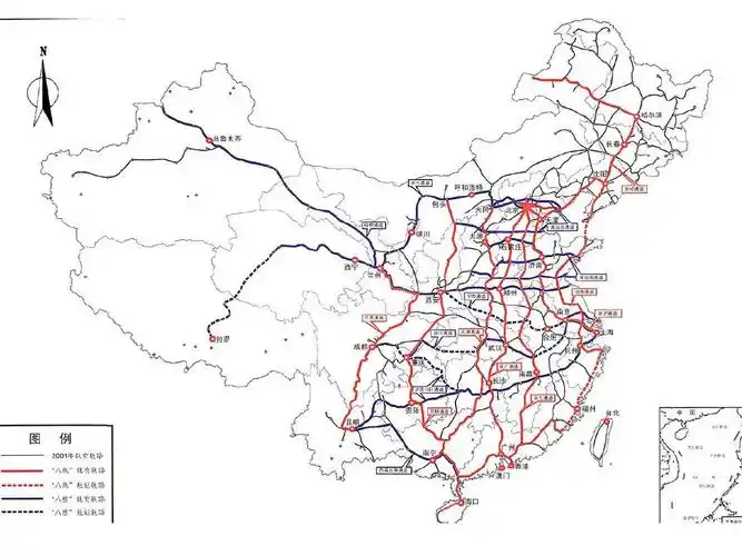 你可能喜欢 中国铁路详细地图 中国铁路干线分布图 四纵四横 地理中国