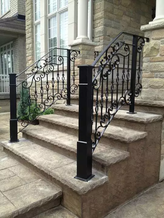铁艺楼梯扶手铁艺栏杆