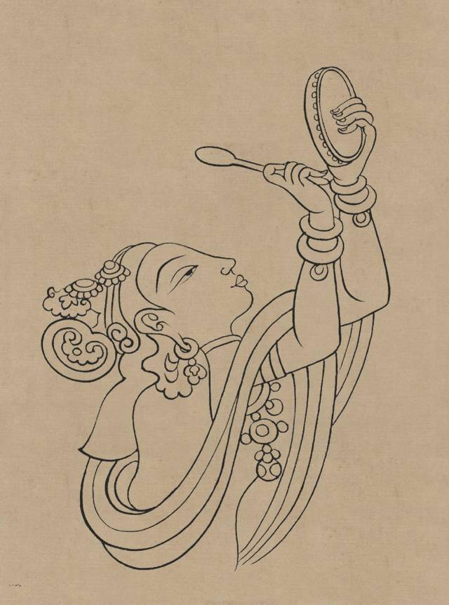 许多人痴迷的永乐宫壁画,敦煌莫高窟,克孜尔壁画线描,高清之美!