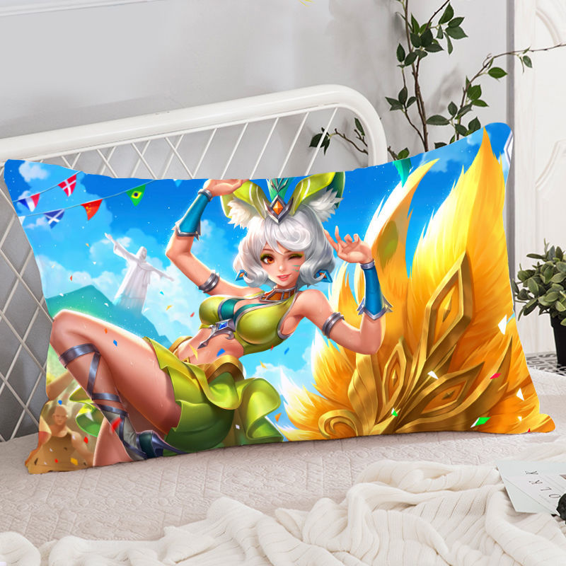 花仟陌王者荣耀妲己抱枕定制双面含芯办公室学生午睡长枕头男女生日