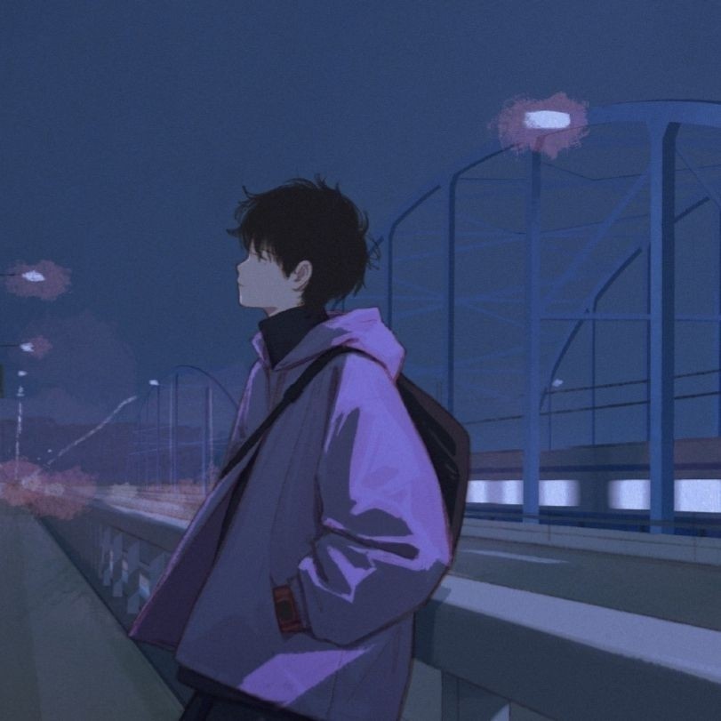 好看的孤独男生头像 96动漫头像