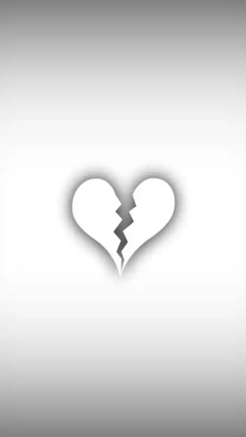 感伤,爱情,唯美,,手机壁纸,锁屏壁纸破碎的洁白爱心 手机锁屏壁纸