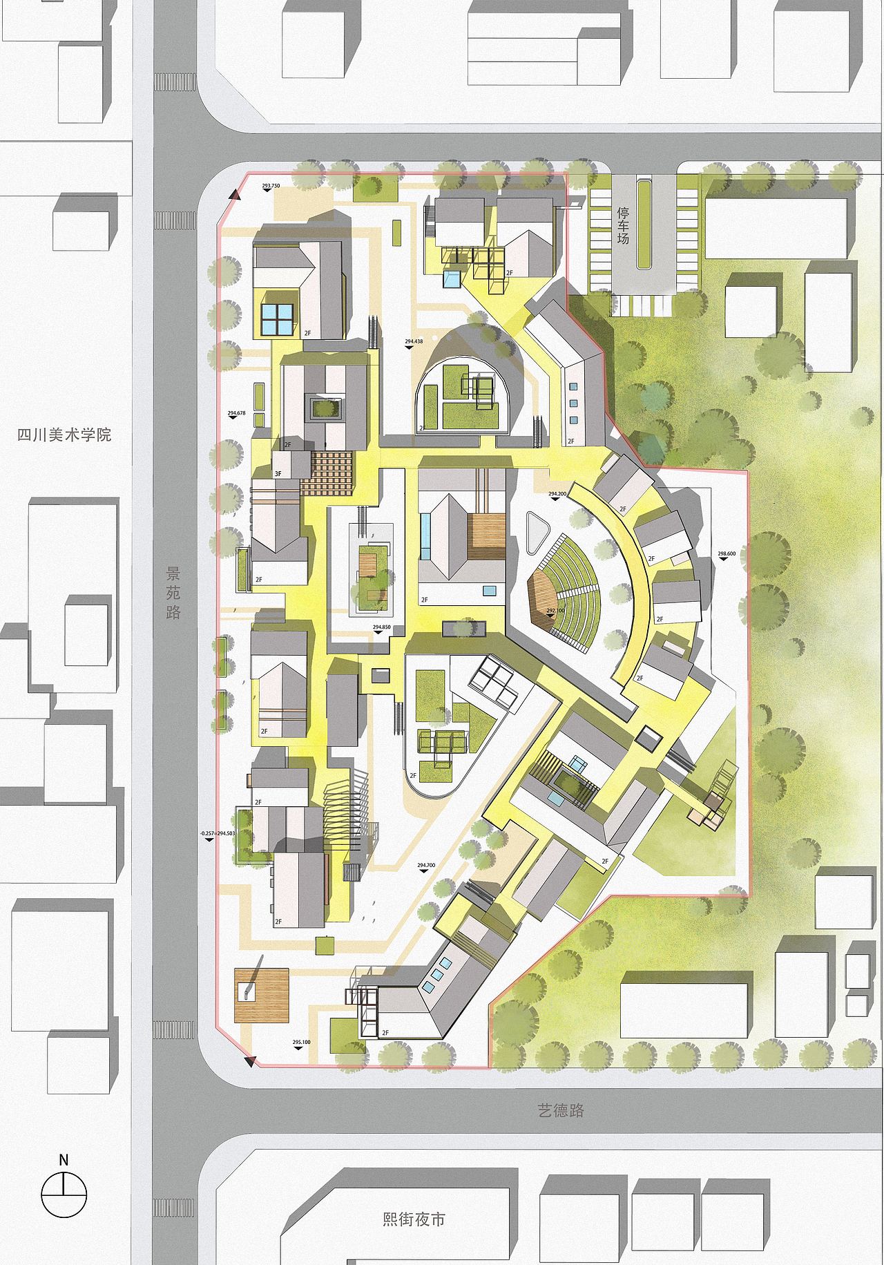 商业步行街设计