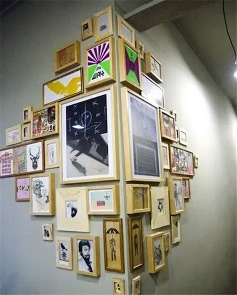 36款极具创意照片墙来袭 秒杀墙面的单调问题