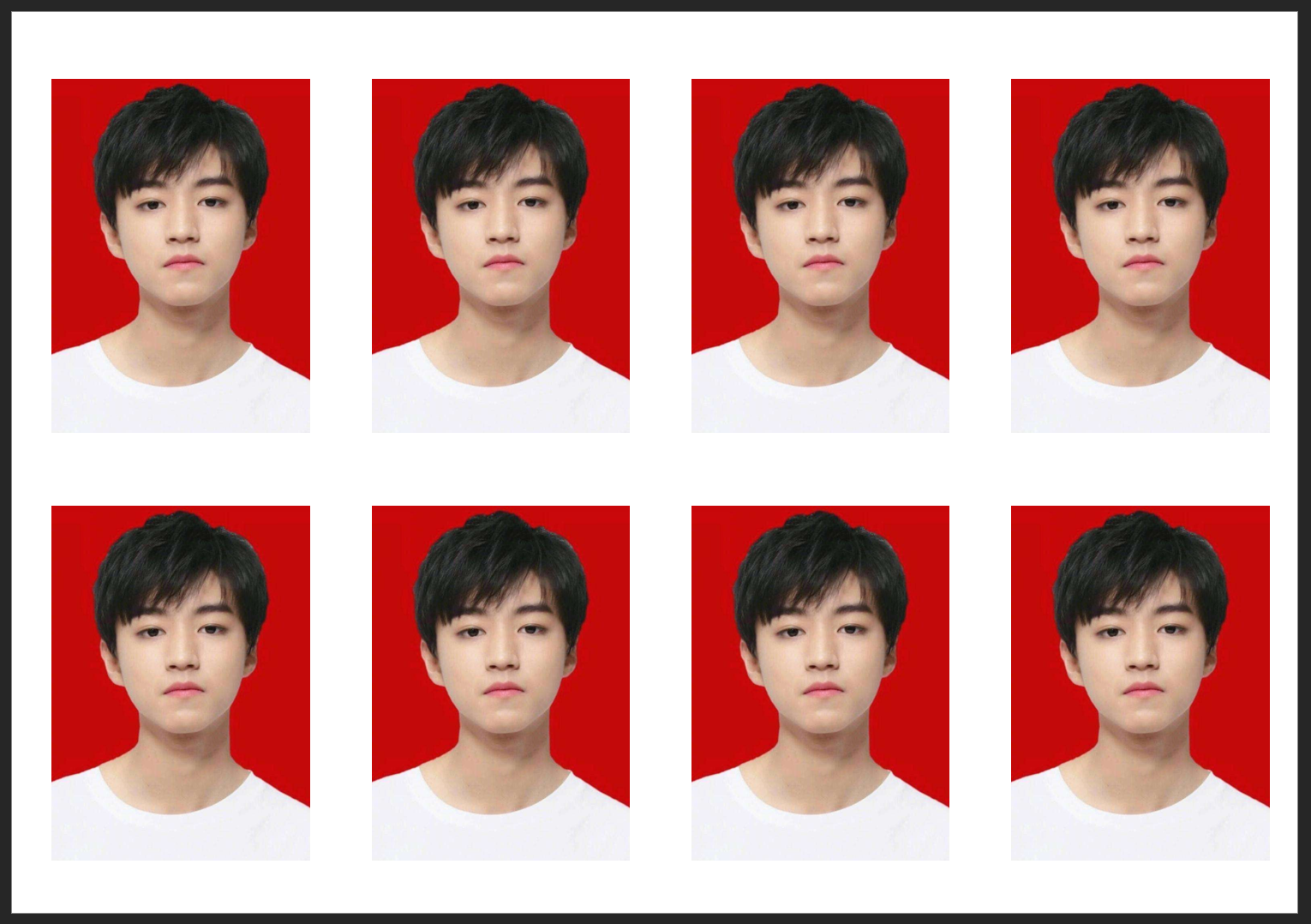 按下ppt这按钮,一键排版打印一寸照片