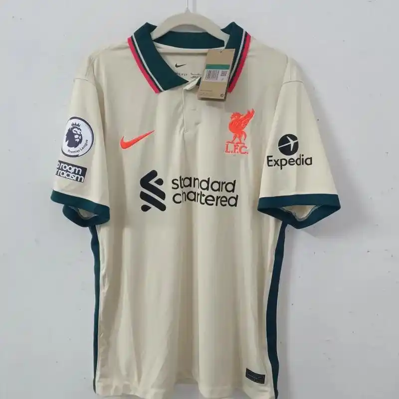 利物浦2122赛季客场球员版球衣11号萨拉赫10号马内9号菲尔米诺原版机