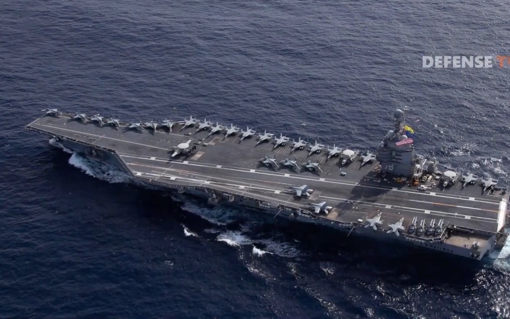 【美国核动力航母】福特航母部署!