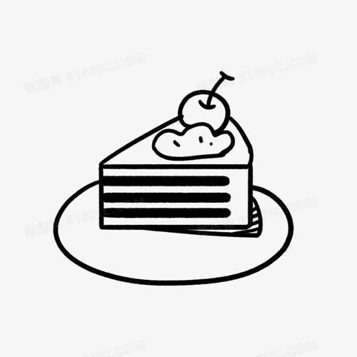 可爱系列套组一组一系列手账简笔画蛋糕甜品小蛋糕图精灵为您提供甜点